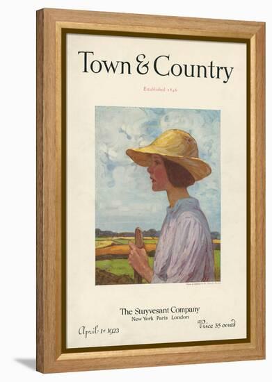 Town & Country, April 1st, 1923-null-Framed Stretched Canvas