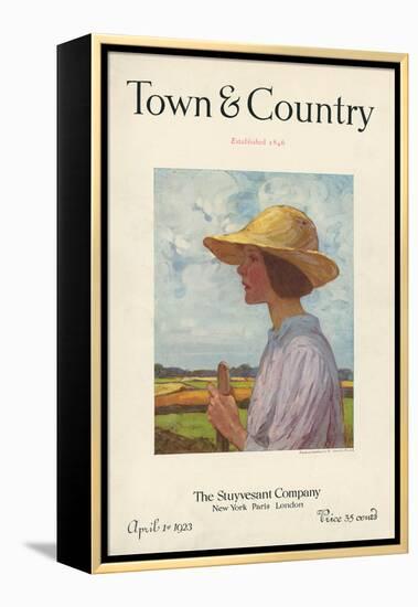 Town & Country, April 1st, 1923-null-Framed Stretched Canvas