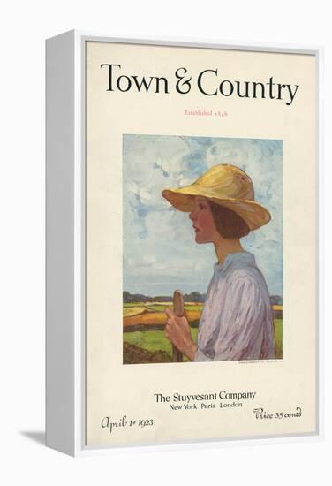 Town & Country, April 1st, 1923-null-Framed Stretched Canvas