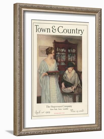 Town & Country, April 20th, 1919-null-Framed Art Print