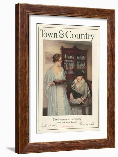 Town & Country, April 20th, 1919-null-Framed Art Print