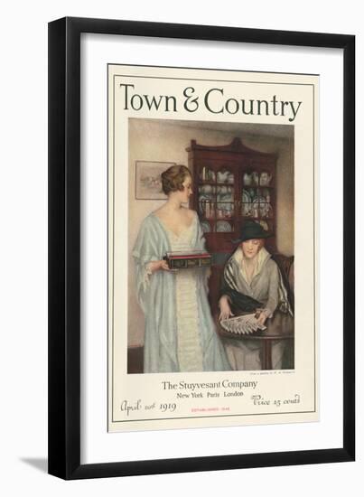 Town & Country, April 20th, 1919-null-Framed Art Print