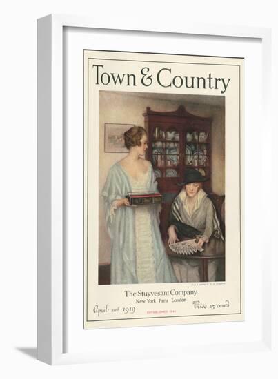 Town & Country, April 20th, 1919-null-Framed Art Print