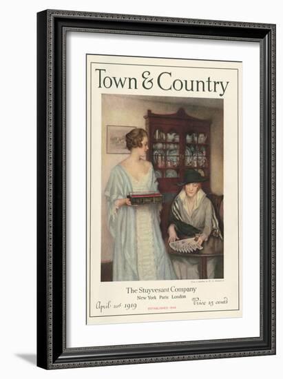 Town & Country, April 20th, 1919-null-Framed Art Print