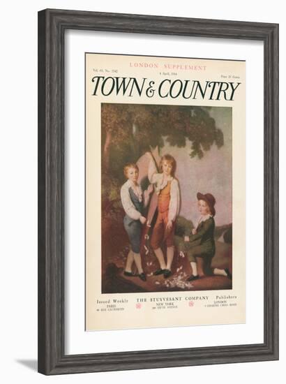 Town & Country, April 4th, 1914--Framed Art Print