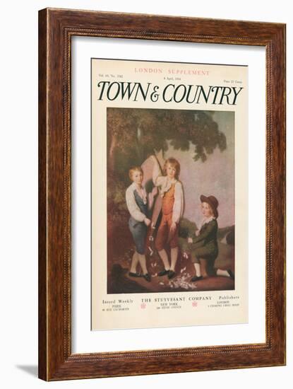 Town & Country, April 4th, 1914-null-Framed Art Print