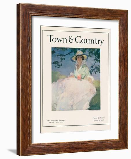 Town & Country, August 10th, 1917-null-Framed Art Print