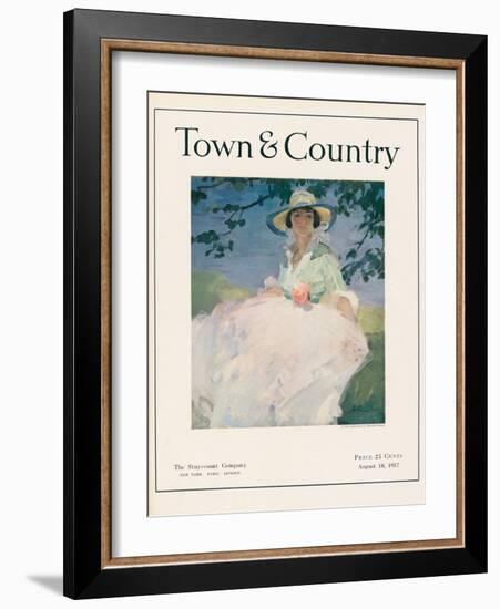 Town & Country, August 10th, 1917-null-Framed Art Print