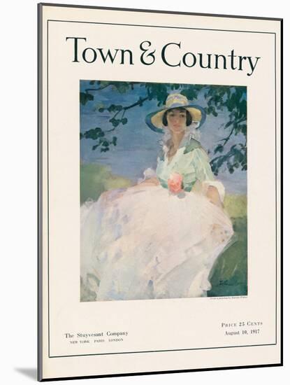 Town & Country, August 10th, 1917-null-Mounted Art Print