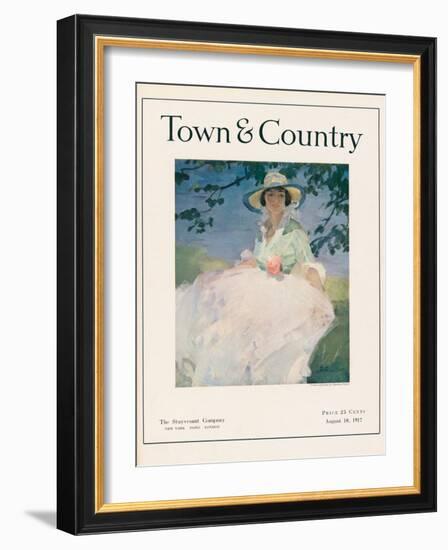 Town & Country, August 10th, 1917-null-Framed Art Print