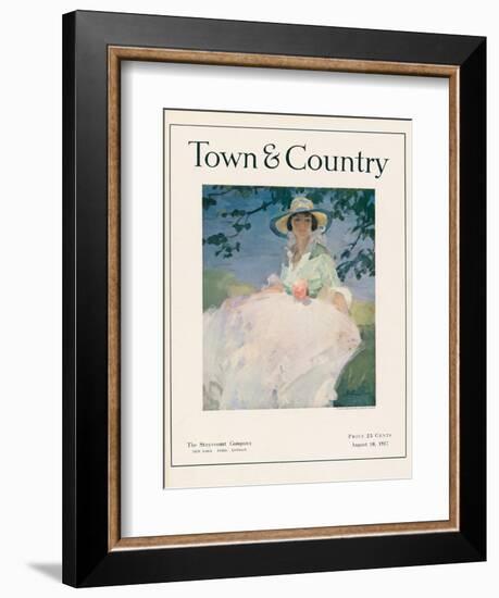 Town & Country, August 10th, 1917-null-Framed Art Print