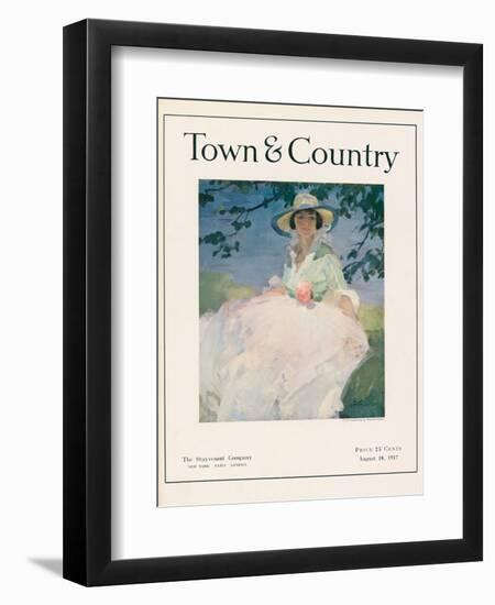 Town & Country, August 10th, 1917-null-Framed Art Print