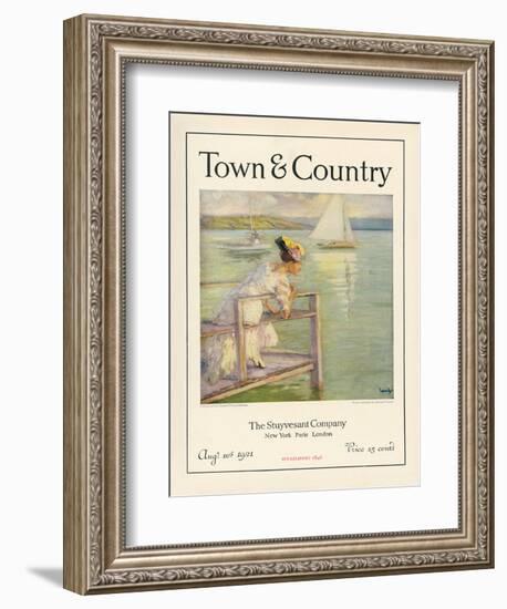 Town & Country, August 10th, 1921--Framed Art Print