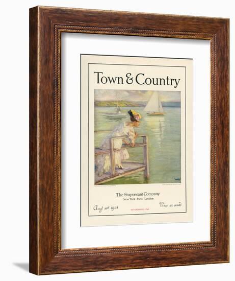 Town & Country, August 10th, 1921-null-Framed Art Print