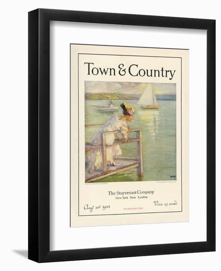 Town & Country, August 10th, 1921-null-Framed Art Print