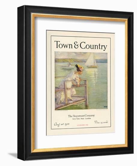 Town & Country, August 10th, 1921-null-Framed Art Print