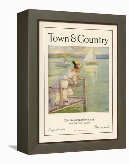 Town & Country, August 10th, 1921-null-Framed Stretched Canvas