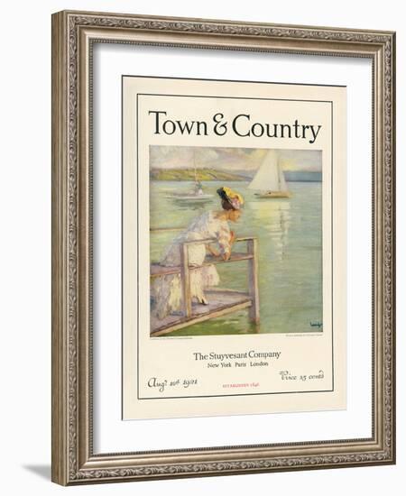 Town & Country, August 10th, 1921-null-Framed Art Print