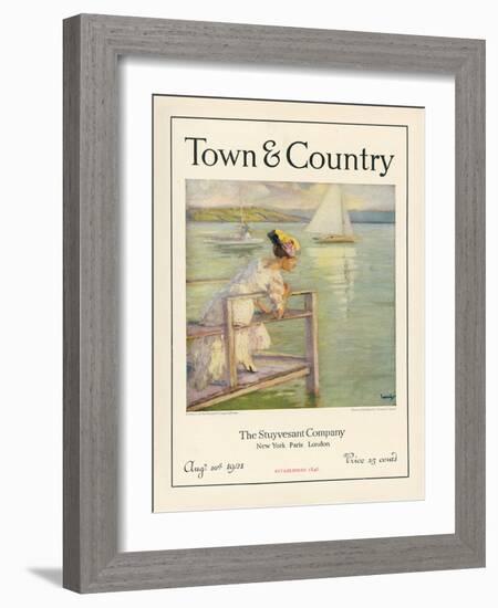 Town & Country, August 10th, 1921-null-Framed Art Print