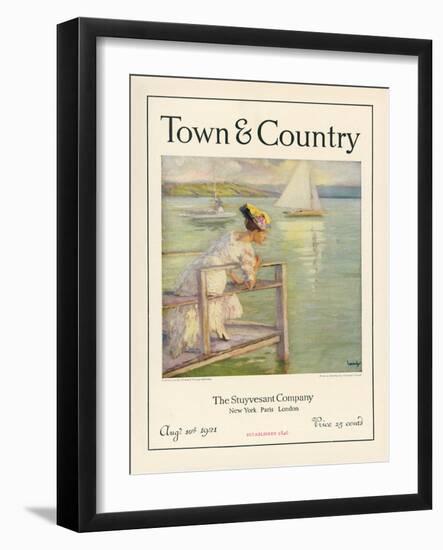 Town & Country, August 10th, 1921-null-Framed Art Print