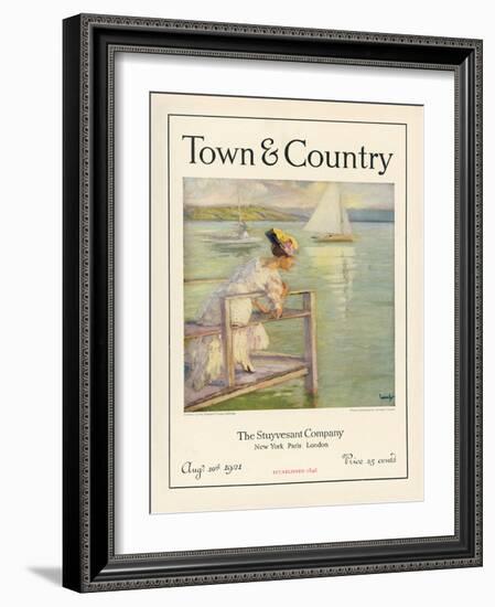 Town & Country, August 10th, 1921-null-Framed Art Print