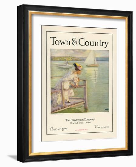 Town & Country, August 10th, 1921-null-Framed Art Print