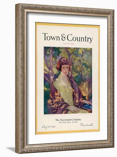 Town & Country, August 15th, 1923-null-Framed Art Print