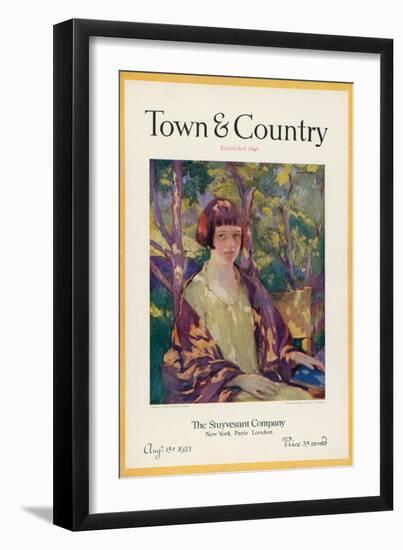 Town & Country, August 15th, 1923-null-Framed Art Print