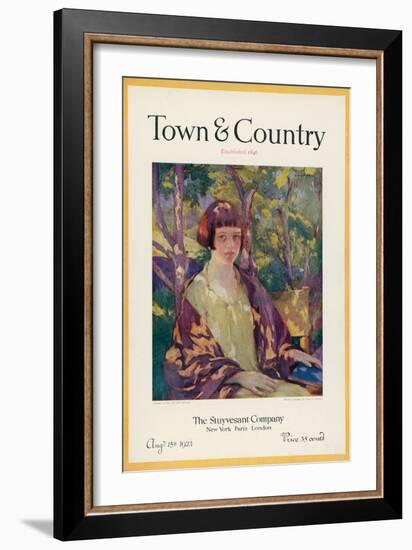 Town & Country, August 15th, 1923-null-Framed Art Print