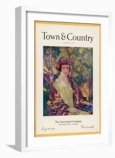 Town & Country, August 15th, 1923-null-Framed Art Print