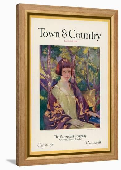 Town & Country, August 15th, 1923-null-Framed Stretched Canvas