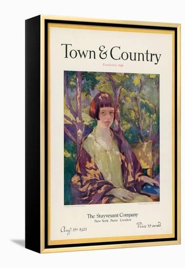 Town & Country, August 15th, 1923-null-Framed Stretched Canvas