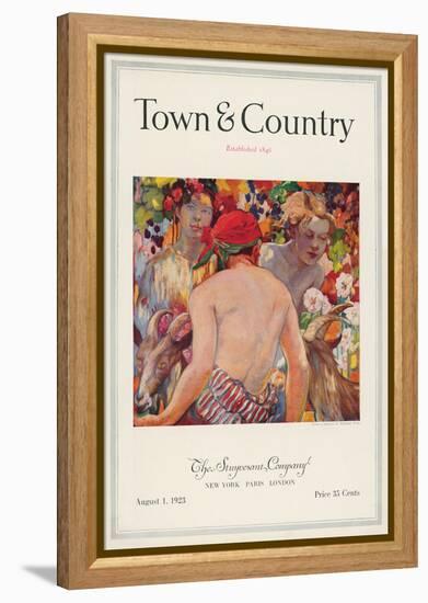 Town & Country, August 1st, 1923-null-Framed Stretched Canvas