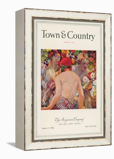 Town & Country, August 1st, 1923-null-Framed Stretched Canvas