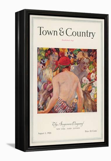 Town & Country, August 1st, 1923-null-Framed Stretched Canvas