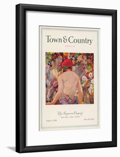 Town & Country, August 1st, 1923-null-Framed Art Print