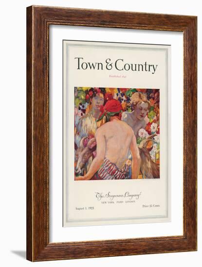 Town & Country, August 1st, 1923-null-Framed Art Print