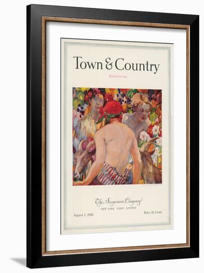 Town & Country, August 1st, 1923-null-Framed Art Print