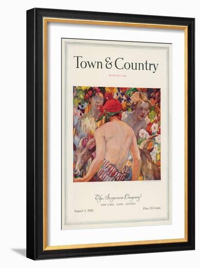 Town & Country, August 1st, 1923-null-Framed Art Print