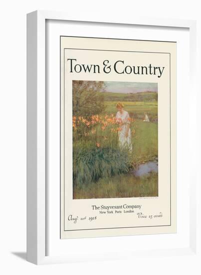 Town & Country, August 20th, 1918-null-Framed Art Print