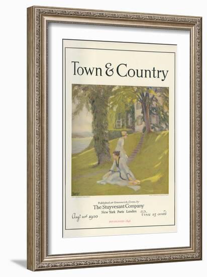 Town & Country, August 20th, 1920-null-Framed Art Print