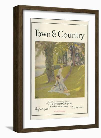 Town & Country, August 20th, 1920-null-Framed Art Print