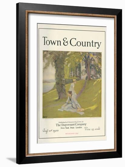 Town & Country, August 20th, 1920-null-Framed Art Print