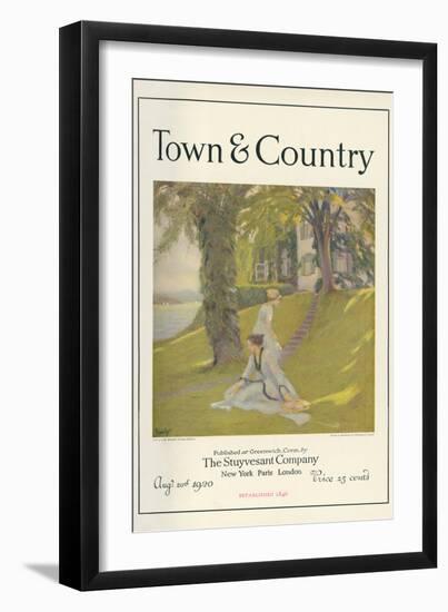 Town & Country, August 20th, 1920-null-Framed Art Print