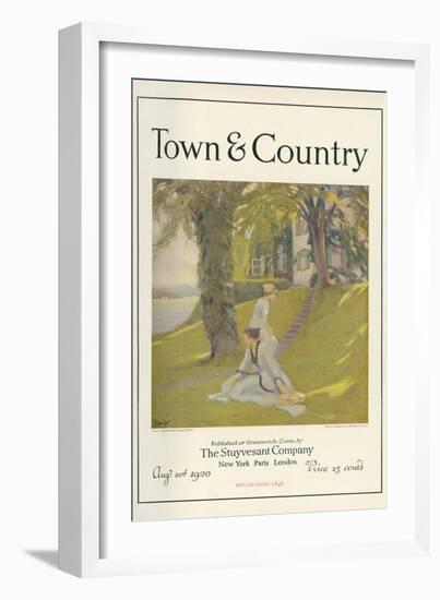 Town & Country, August 20th, 1920-null-Framed Art Print