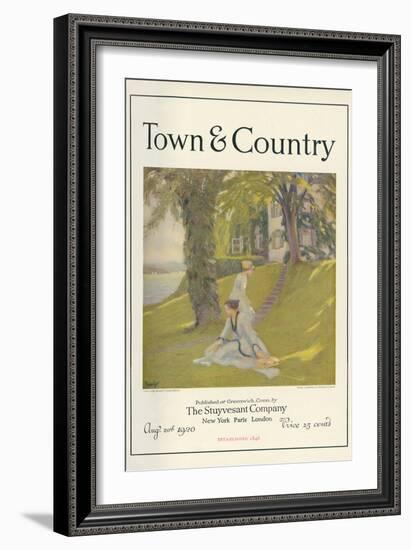 Town & Country, August 20th, 1920-null-Framed Art Print