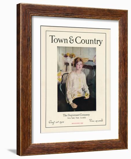 Town & Country, August 20th, 1921-null-Framed Art Print