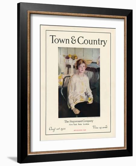 Town & Country, August 20th, 1921-null-Framed Art Print