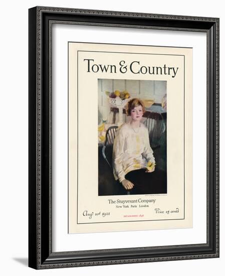 Town & Country, August 20th, 1921-null-Framed Art Print