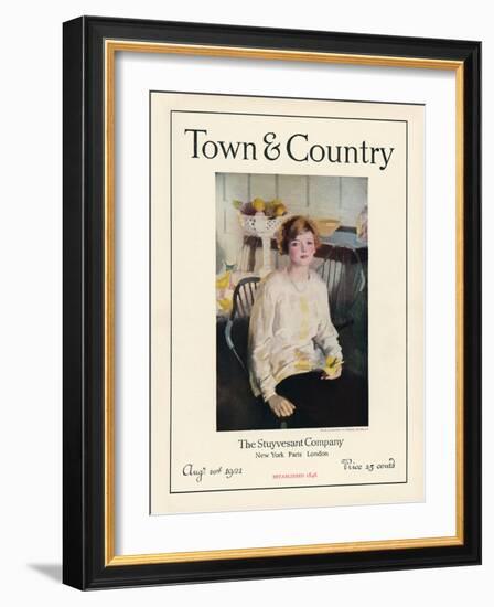 Town & Country, August 20th, 1921-null-Framed Art Print